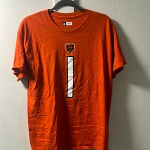 men’s large Chicago Bears Justin Fields orange tee